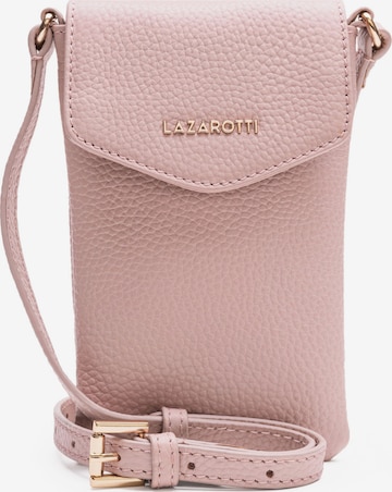 Lazarotti Crossbody Bag 'Bologna' in Pink: front