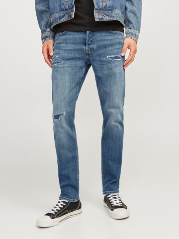 Effilé Jean JACK & JONES en bleu