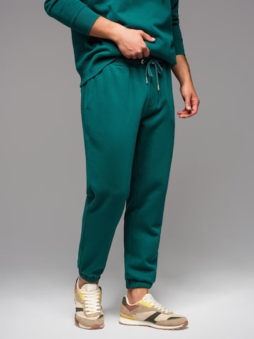 Tapered Pantaloni di Ombre in verde