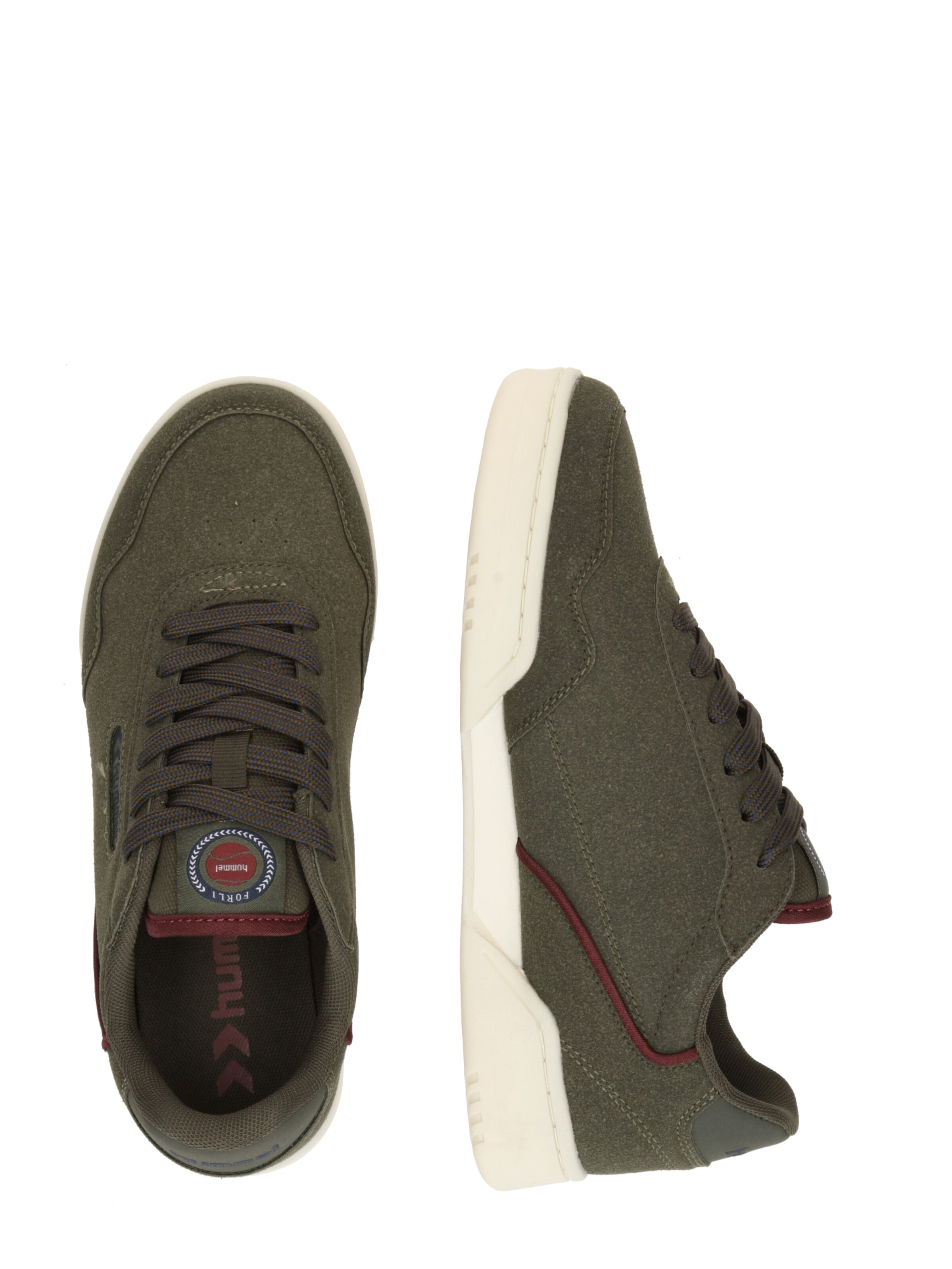 Baskets basses 'Forli' Hummel en vert