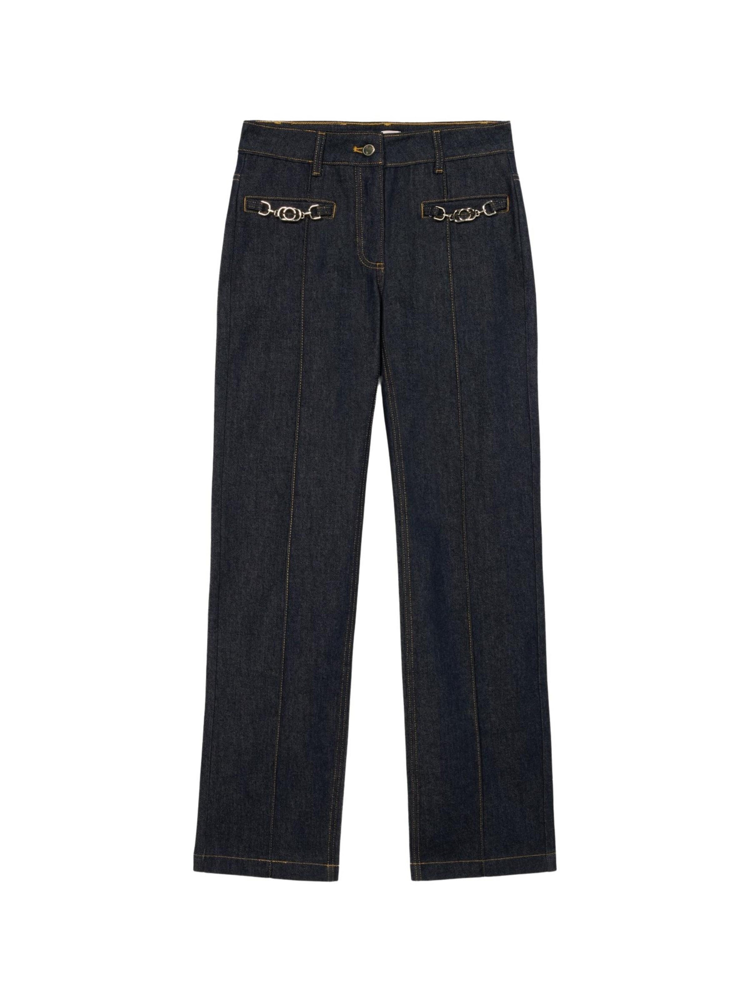 Regular Jean oltre en bleu : devant