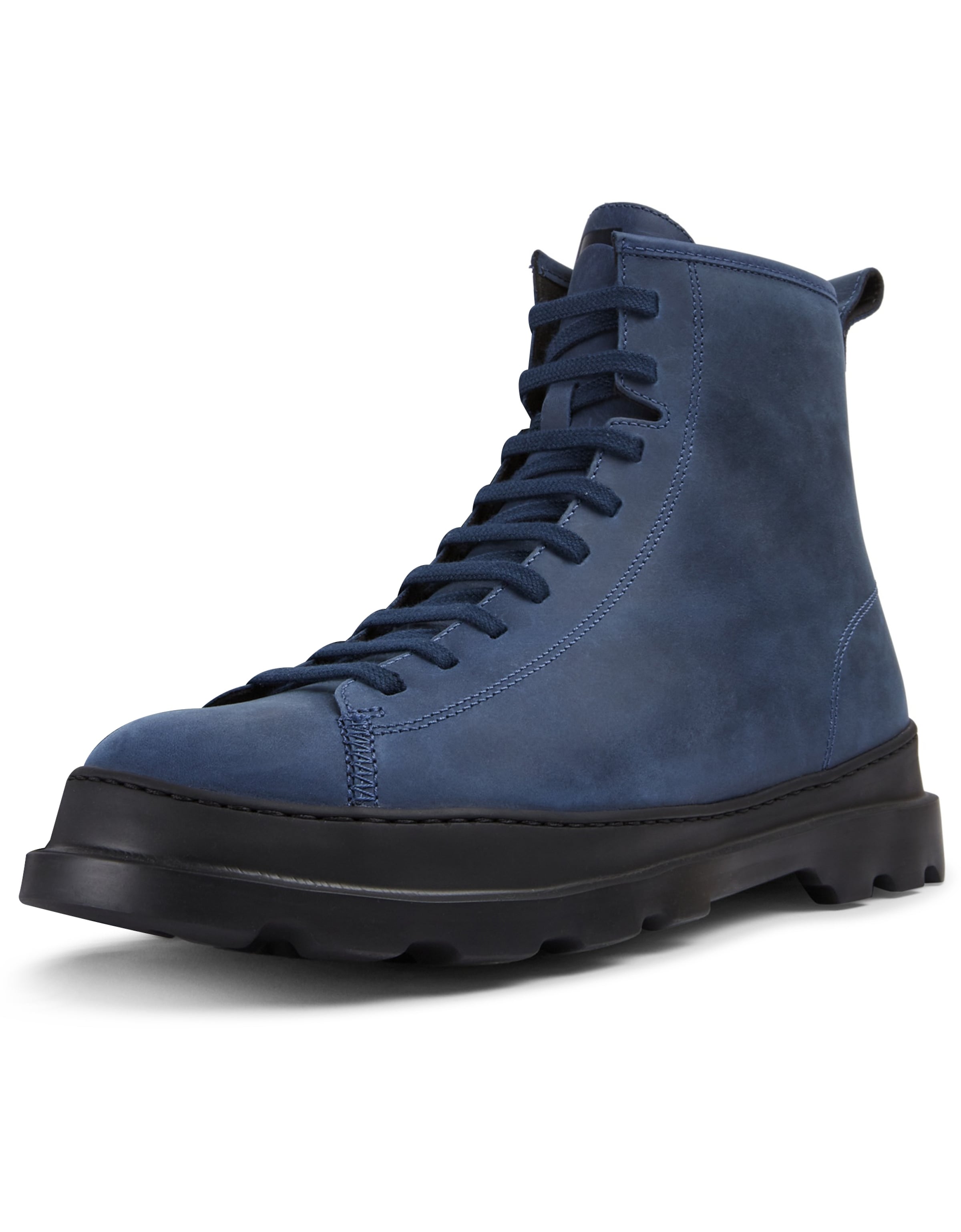CAMPER Lace-up boots 'Brutus' in Blue: front
