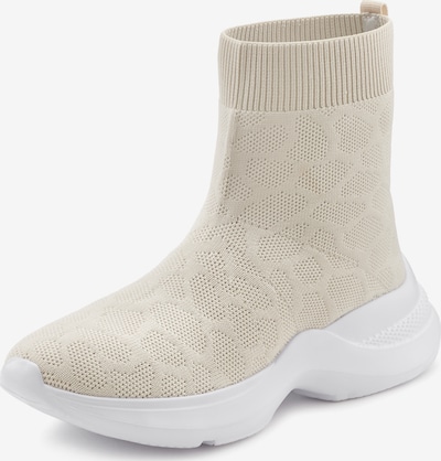 LASCANA Sneaker high in beige, Produktansicht