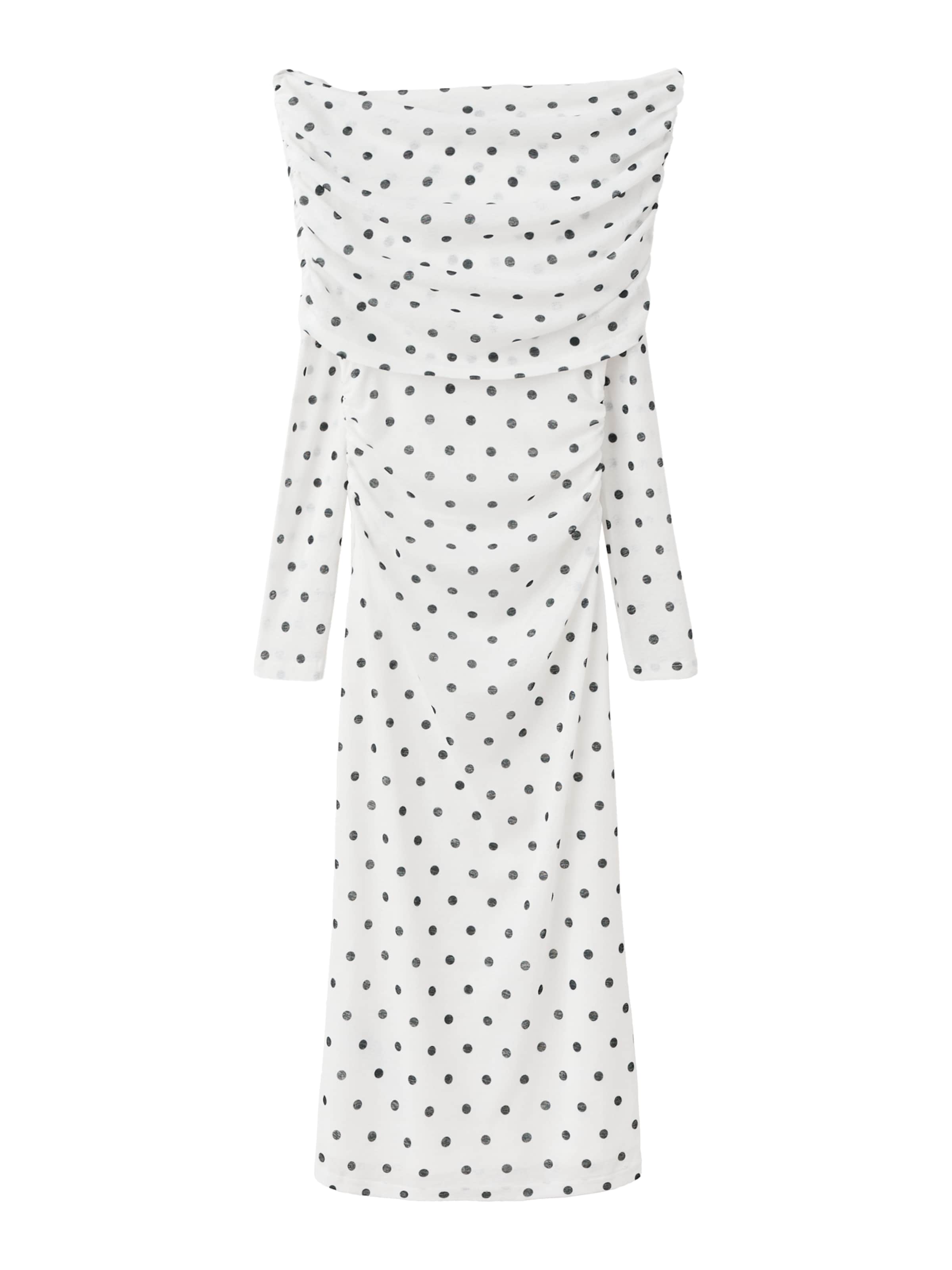 MANGO Jurk 'Nevado' in Wit: voorkant