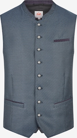 SPIETH & WENSKY Klederdracht gilet 'Kosta' in Blauw: voorkant