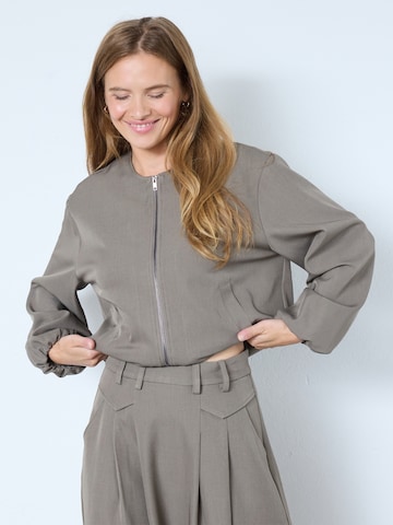 Veste mi-saison ' LunaCC ' co'couture en marron