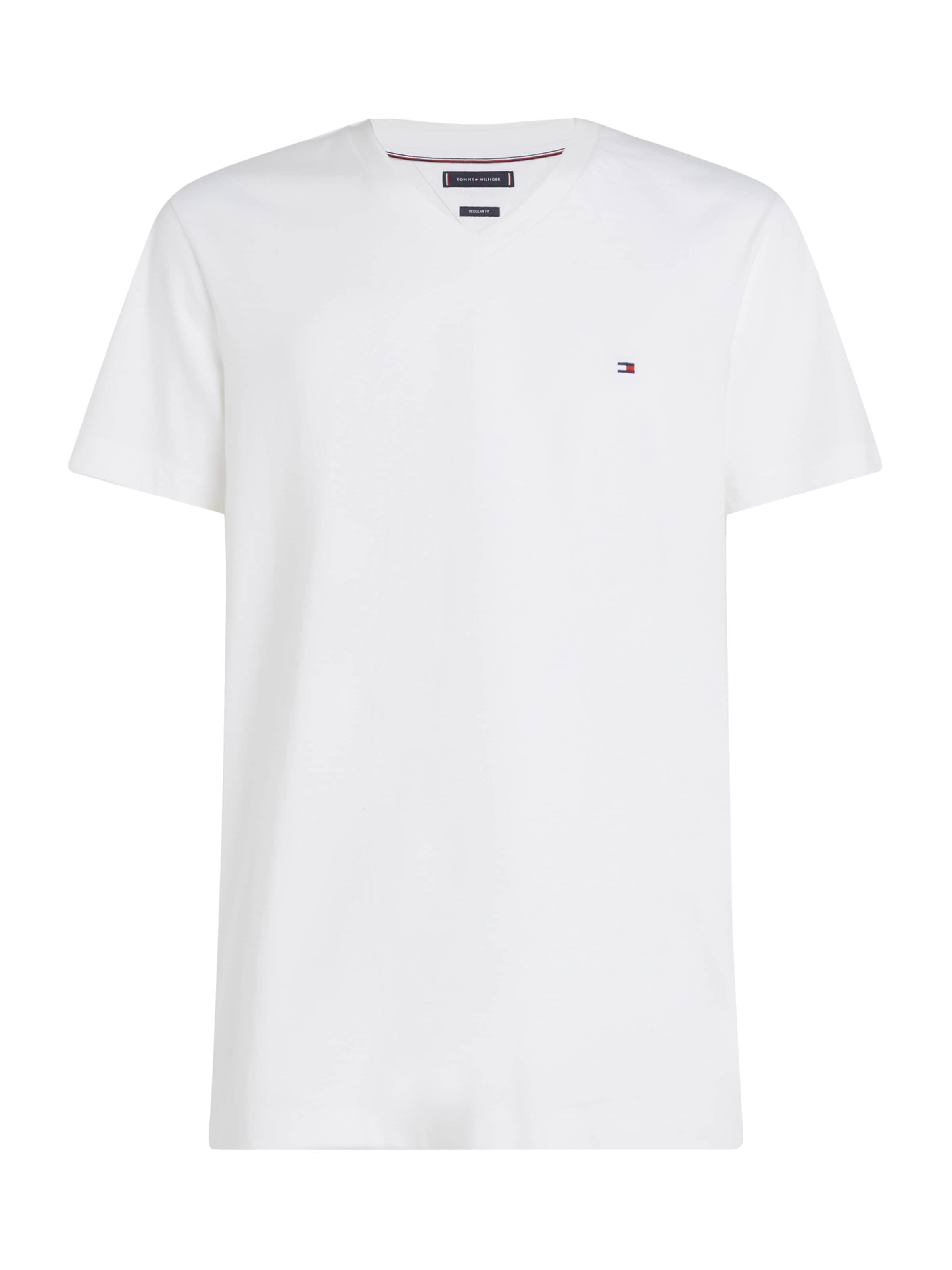 T-Shirt 'ESSENTIAL' TOMMY HILFIGER en blanc : devant
