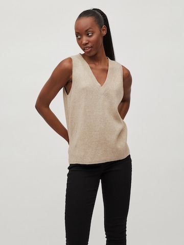 Cardigan 'Ril' VILA en beige : devant