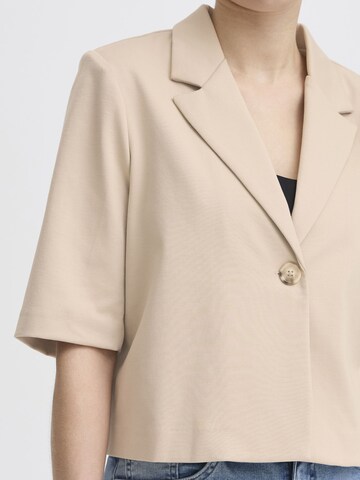 ICHI - Blazer 'Kate' em bege