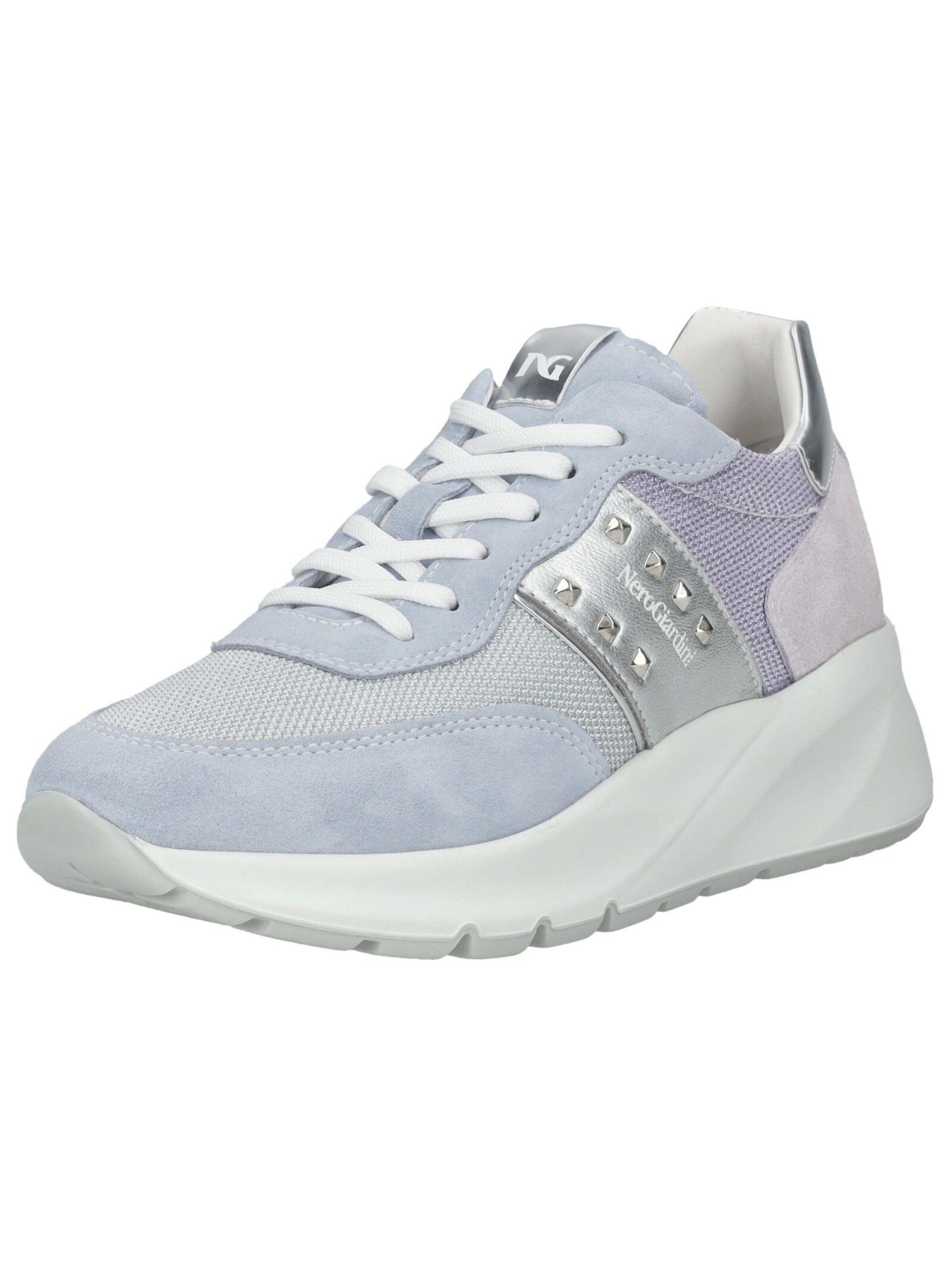 Nero Giardini Sneaker in hellblau / stone / silber, Produktansicht