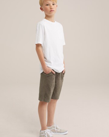 WE Fashion Regular Hose in Grün