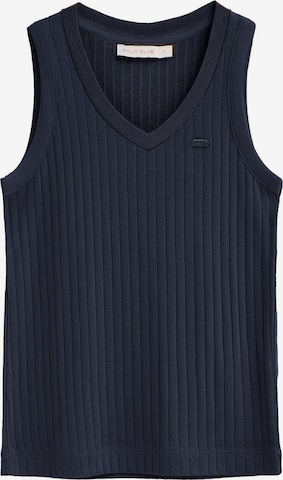Polo Club Top in Blue: front