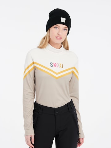 PROTEST Sportsweatshirt 'PRTMERCI' in Braun