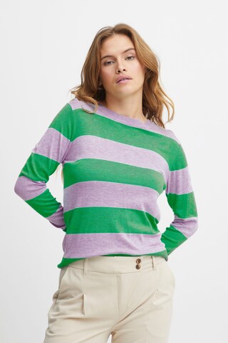 b.young Sweater 'pimba1' in Green: front