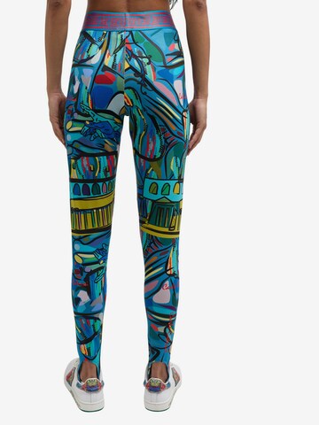 Carlo Colucci Regular Leggings ' De Simone ' in Gemengde kleuren