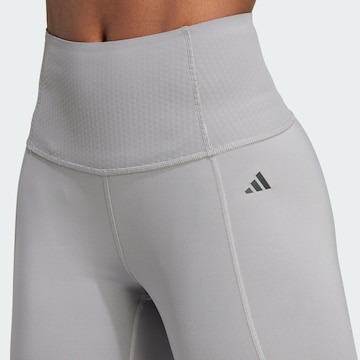 Skinny Pantalon de sport 'Optime Power' ADIDAS PERFORMANCE en gris