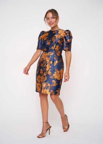 KLEO Dress in Blue: front