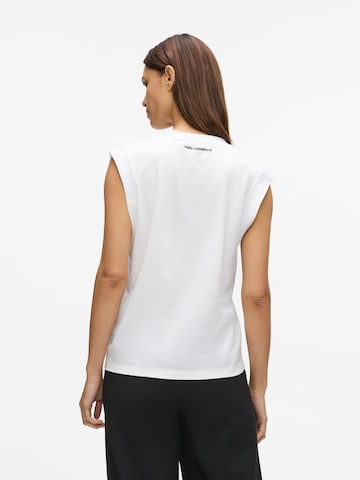 Karl Lagerfeld Póló 'Ikon' - fehér