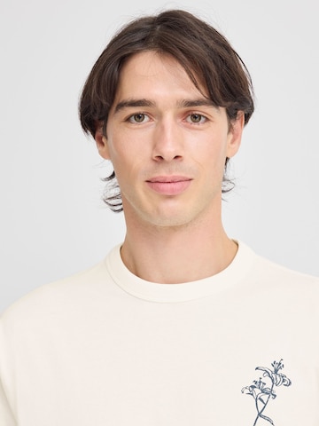 Casual Friday T-shirt 'CFJAXSON' i beige