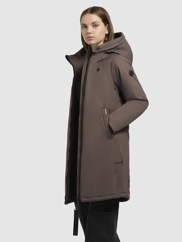 Manteau mi-saison 'Yaak3-YM' khujo en marron