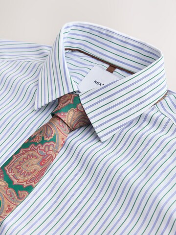 Next - Ajuste estrecho Camisa de negocios en blanco