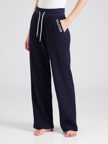 TOMMY HILFIGER Loosefit Broek in Blauw: voorkant