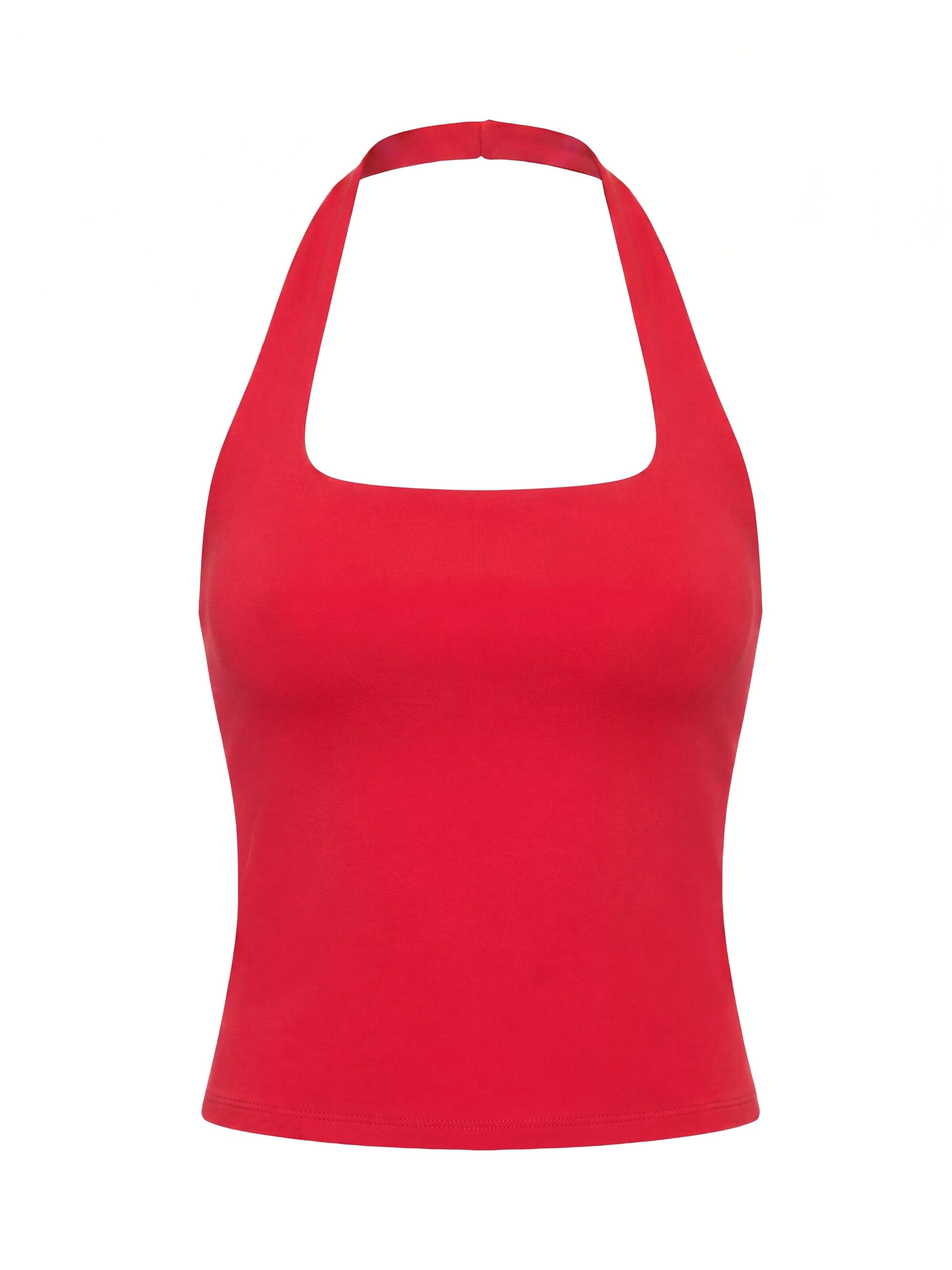 dayr - Top deportivo 'Halter Tank' en rojo: frente