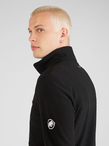 MAMMUT Tapered Athletic Fleece Jacket 'Trovat Tour' in Black