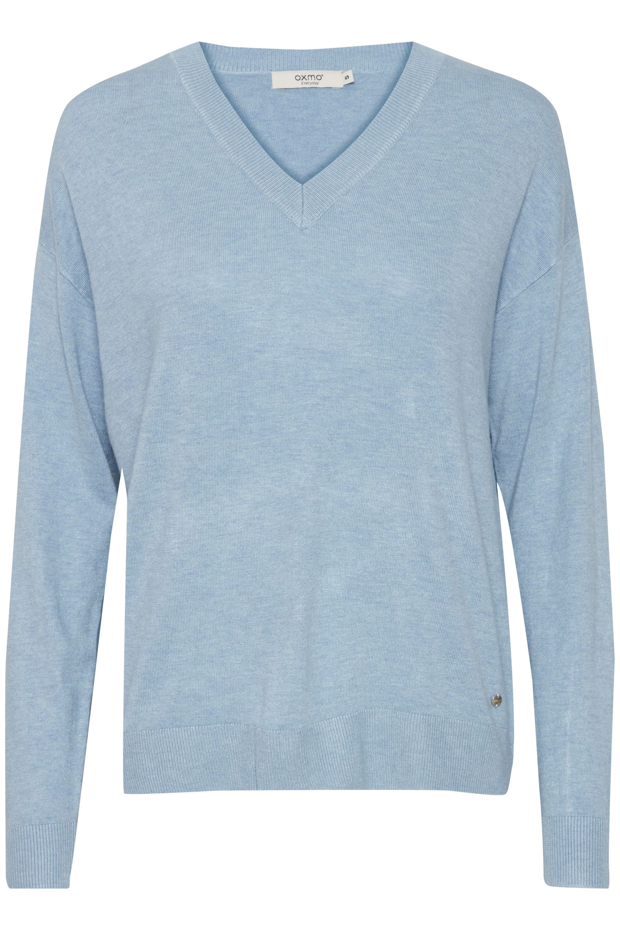 Oxmo Trui in Blauw: voorkant