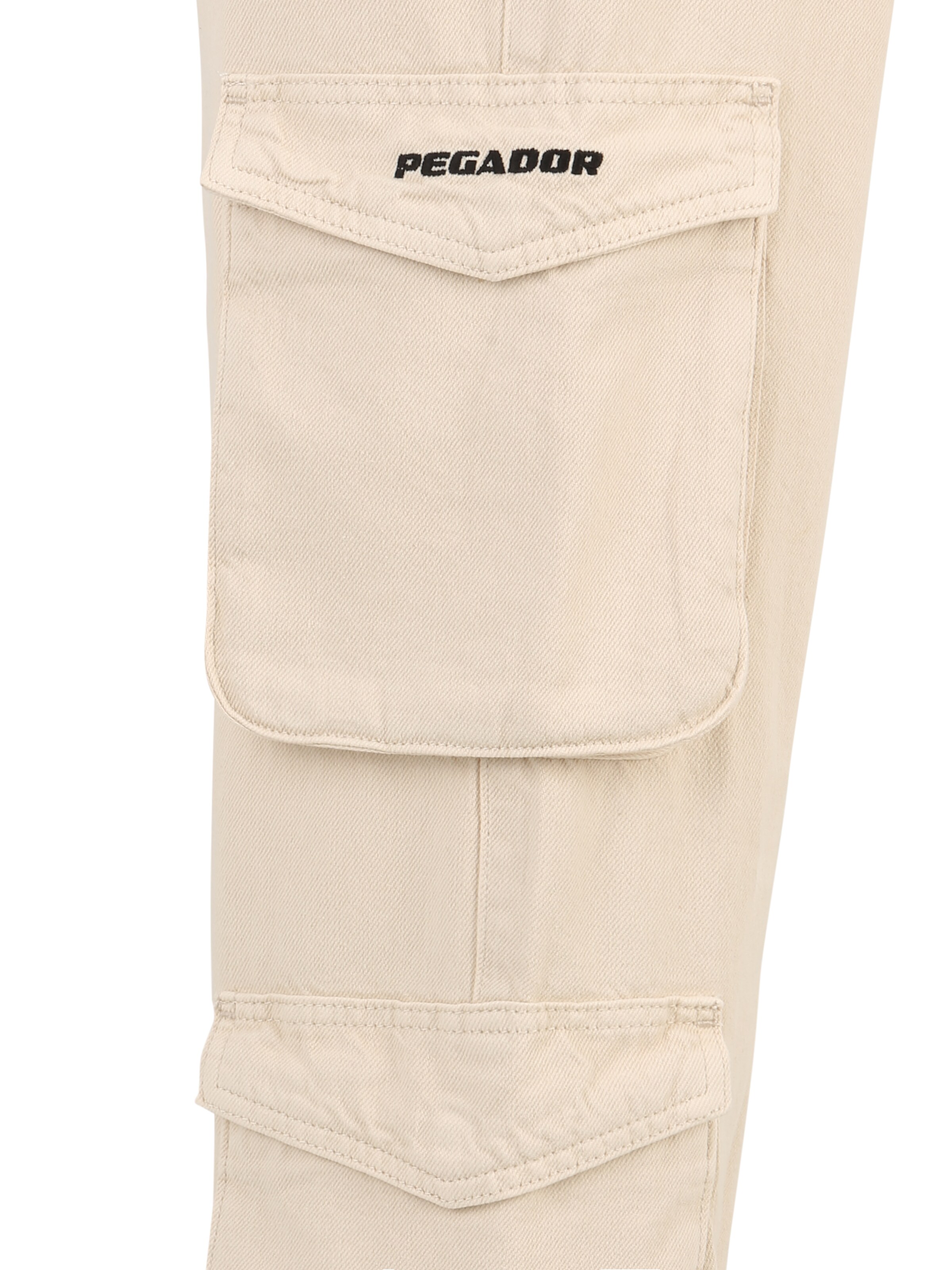 Pegador Bő szár Cargo nadrágok 'GARLAN' - bézs