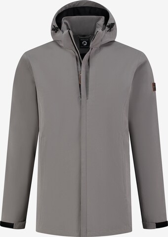 Veste fonctionnelle 'Davin ' Travelin en gris : devant