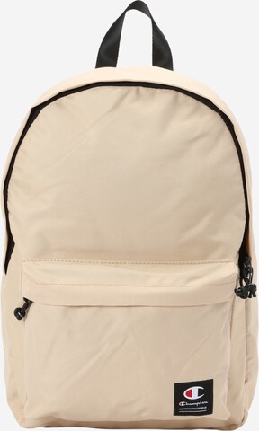 Champion Authentic Athletic Apparel Backpack in Beige: front