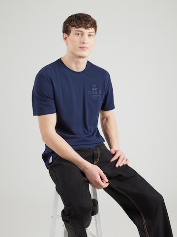 Maglietta di La Martina in blu: frontale