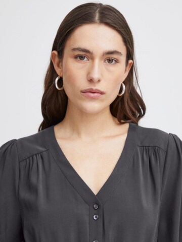 Camicia da donna 'Cinoma' di ICHI in grigio