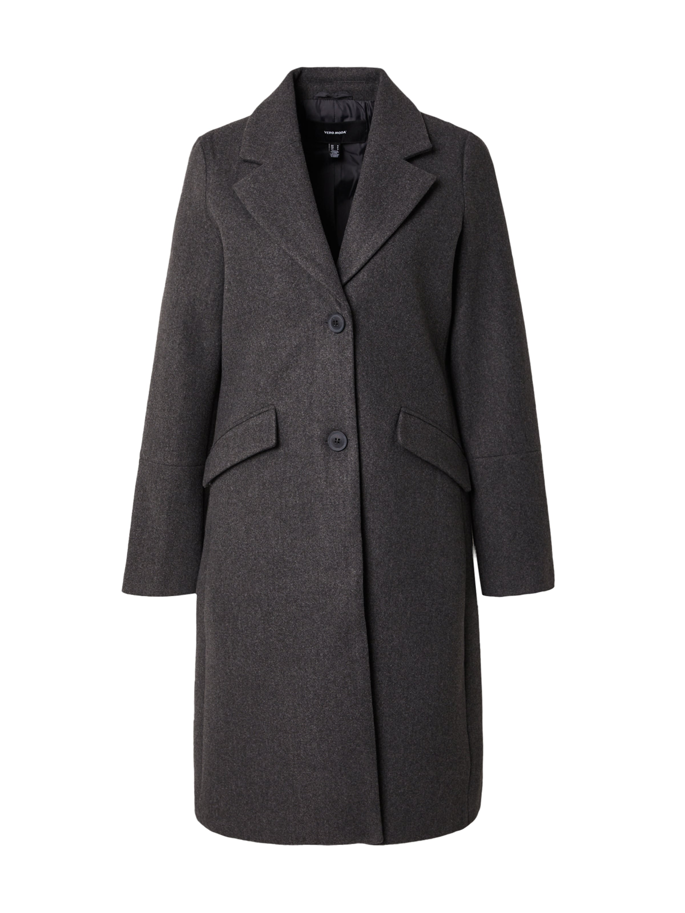 VERO MODA Tussenmantel 'VMFORTUNESARA' in Grijs: voorkant