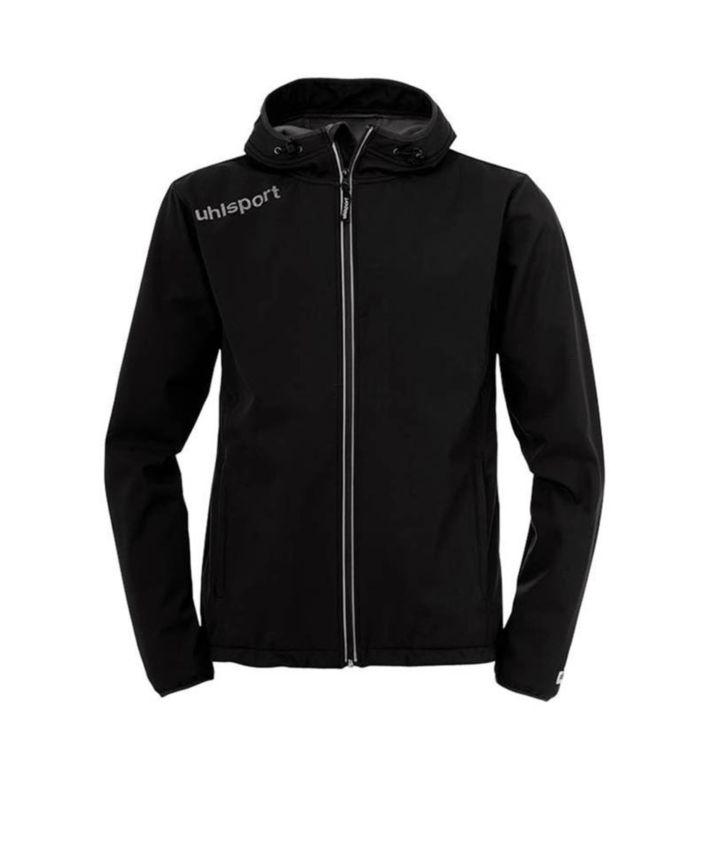 UHLSPORT Athletic Jacket in Black: front