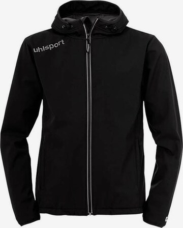 UHLSPORT Athletic Jacket in Black: front