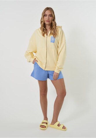 OH APRIL Sweat jacket 'Breezy' in Yellow