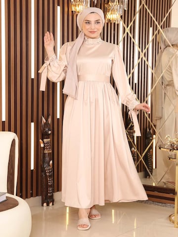 MODAMIHRAM Jurk in Beige