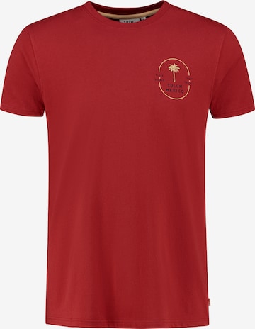 T-Shirt 'Tulum Palm' Shiwi en marron : devant