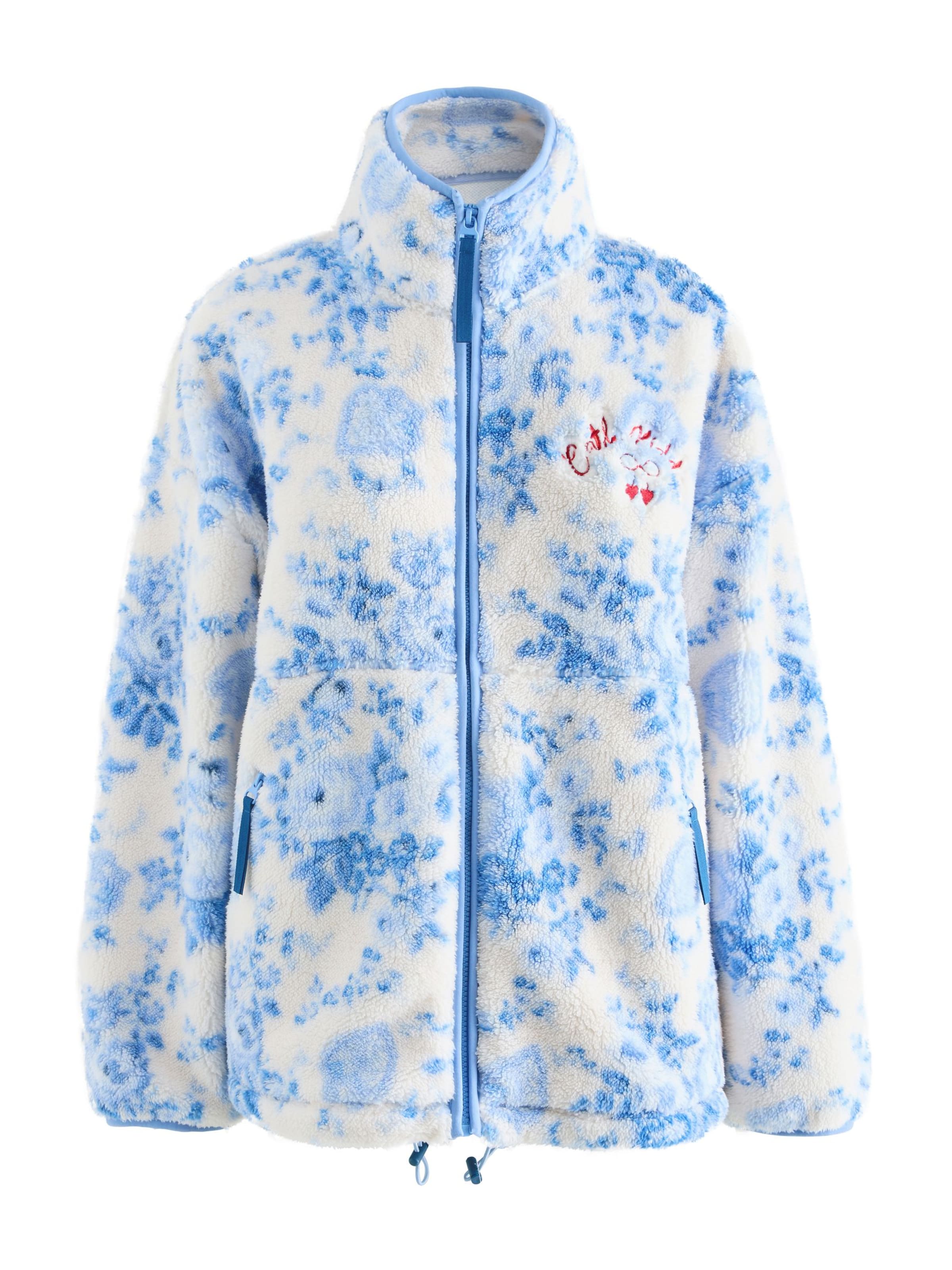 Cath Kidston Fleecejakke i blå: forside