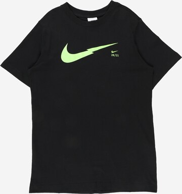 Nike SportswearMajica 'ZIGZAG' - crna boja: prednji dio