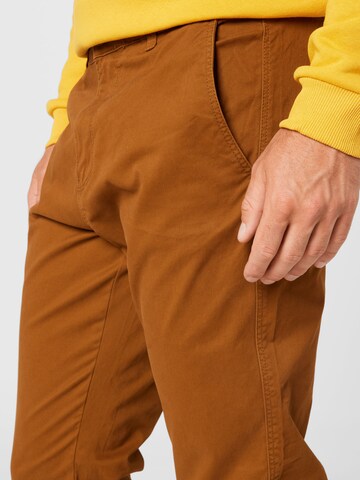 Only & Sons - Tapered Pantalón chino 'Cam' en marrón