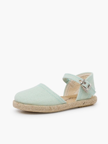 Sandales Pisamonas en vert : devant