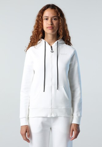 North Sails Kapuzensweatshirtjacke 'Zip-Up' in Gelb: predná strana