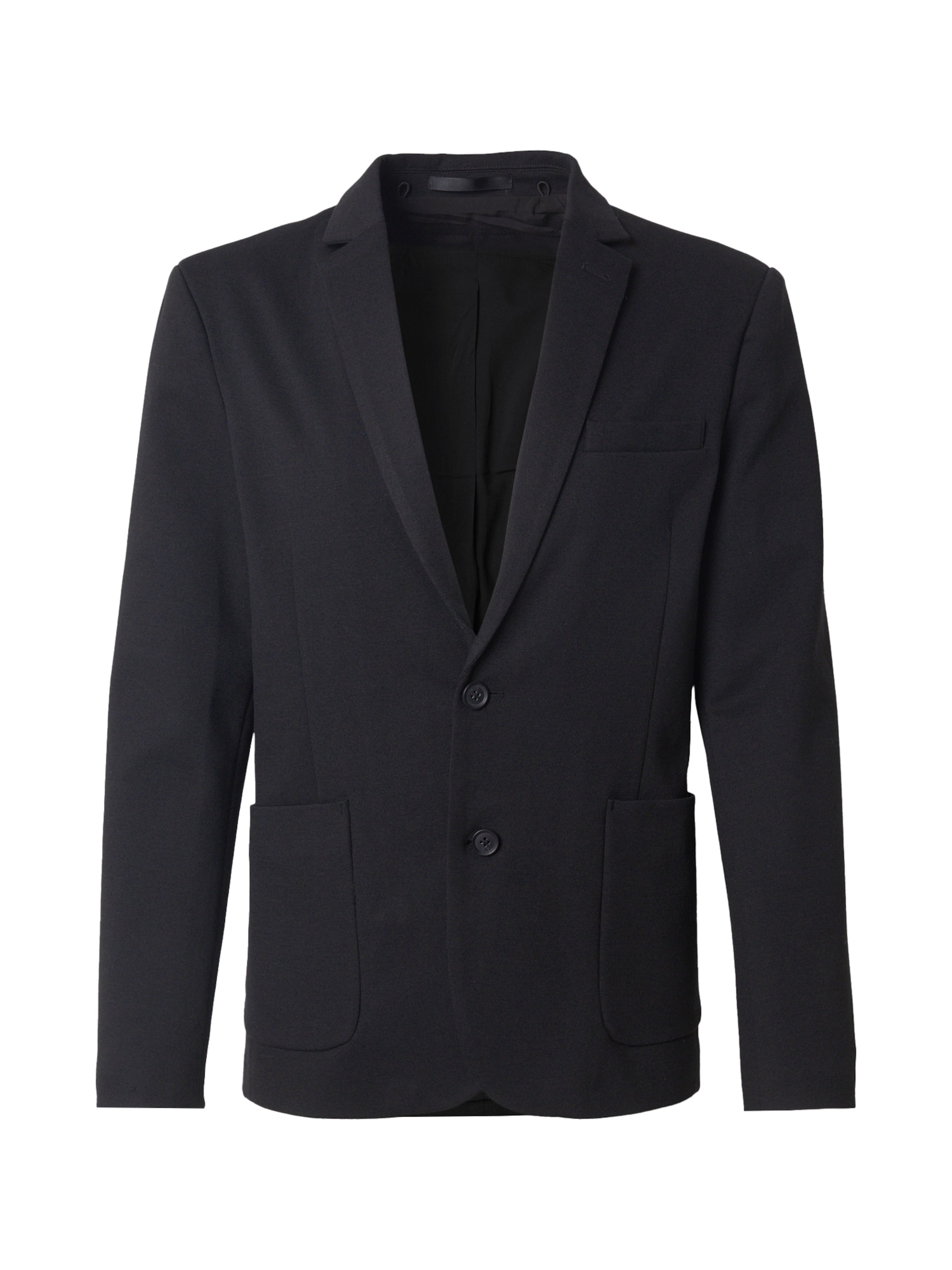 melns Lindbergh Standarta piegriezums Klasiska žakete 'Superflex'