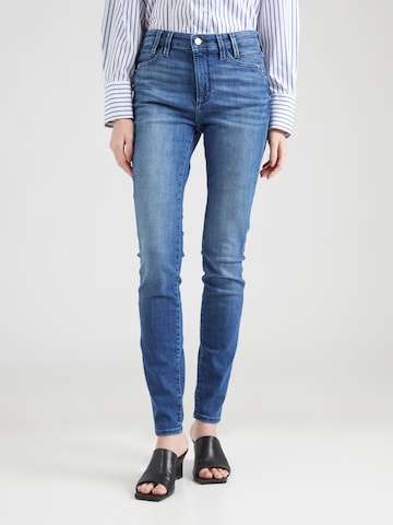s.Oliver - Skinny Calças de ganga em azul: frente