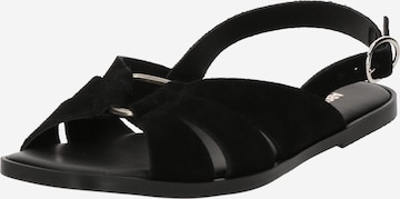 juoda ABOUT YOU Sandalai 'Melina': priekis