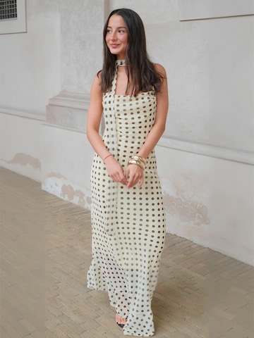 Robe ' Bellagio ' ITS MAY en marron : devant