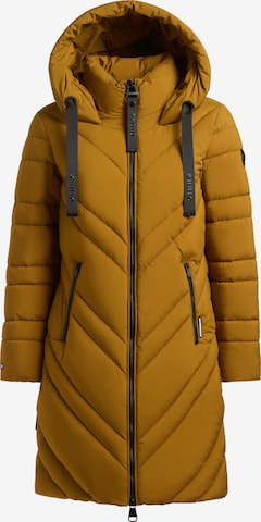 khujo - Abrigo de invierno 'Taby2' en amarillo: frente